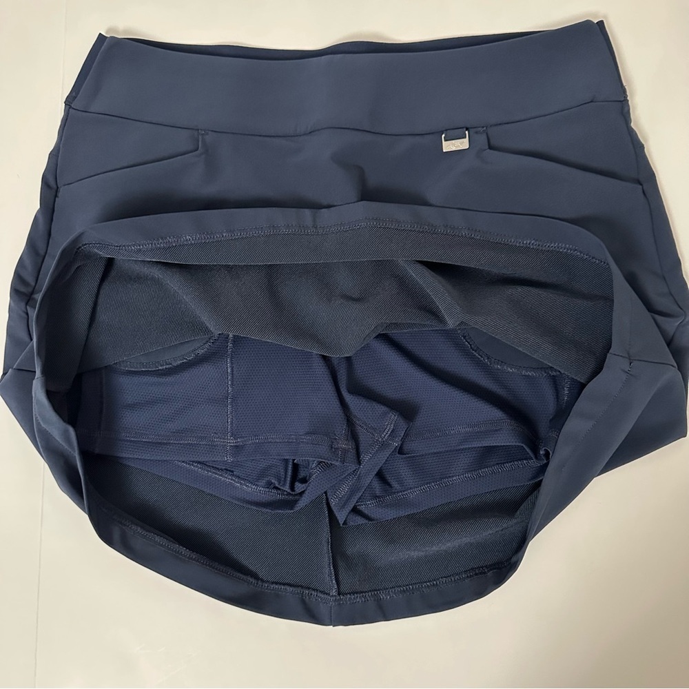 NWOT Greg Norman Womens Skorts Dark Blue Skirt Inner Shorts - Picture 6 of 8